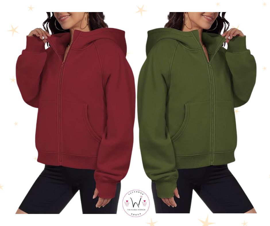ATHMILE Zip Up Hoodies