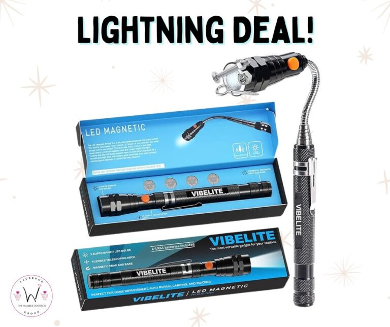 VIBELITE Extendable Magnetic Flashlight