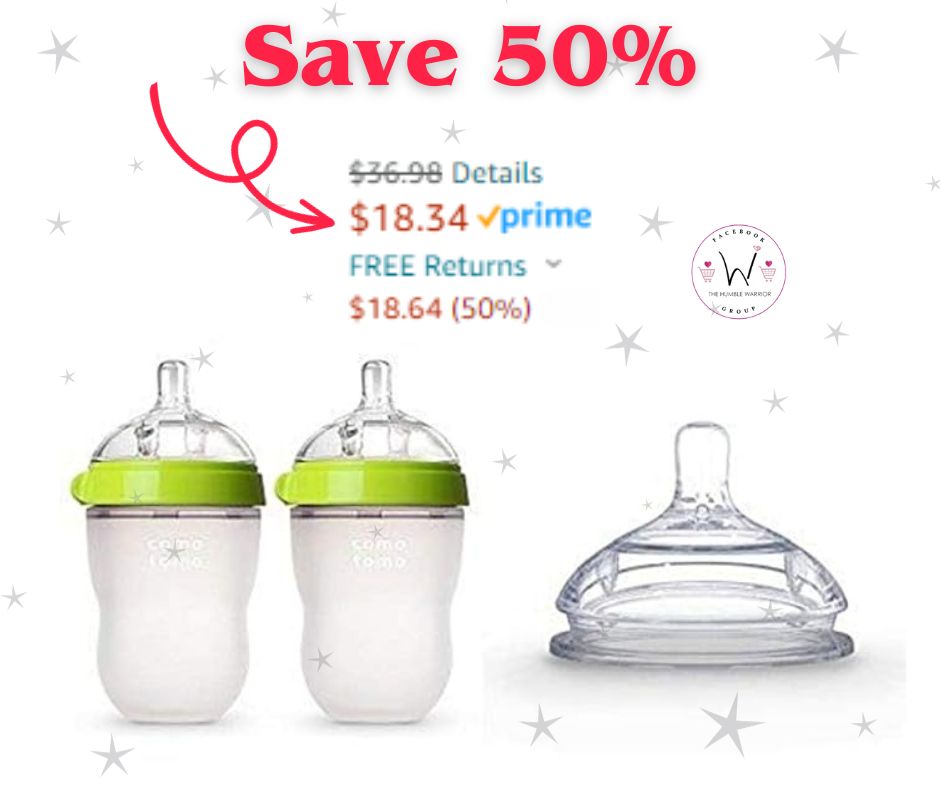 2 Pack of Comotomo Baby Bottles