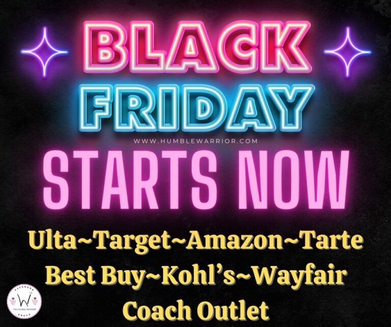 BLACK FRIDAY STARTS NOW
