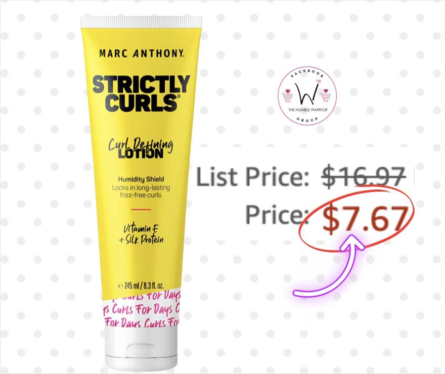 Marc Anthony Curl Defining & Enhancing Lotion!