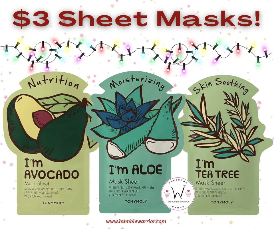 TONYMOLY I’m Real Sheet Masks