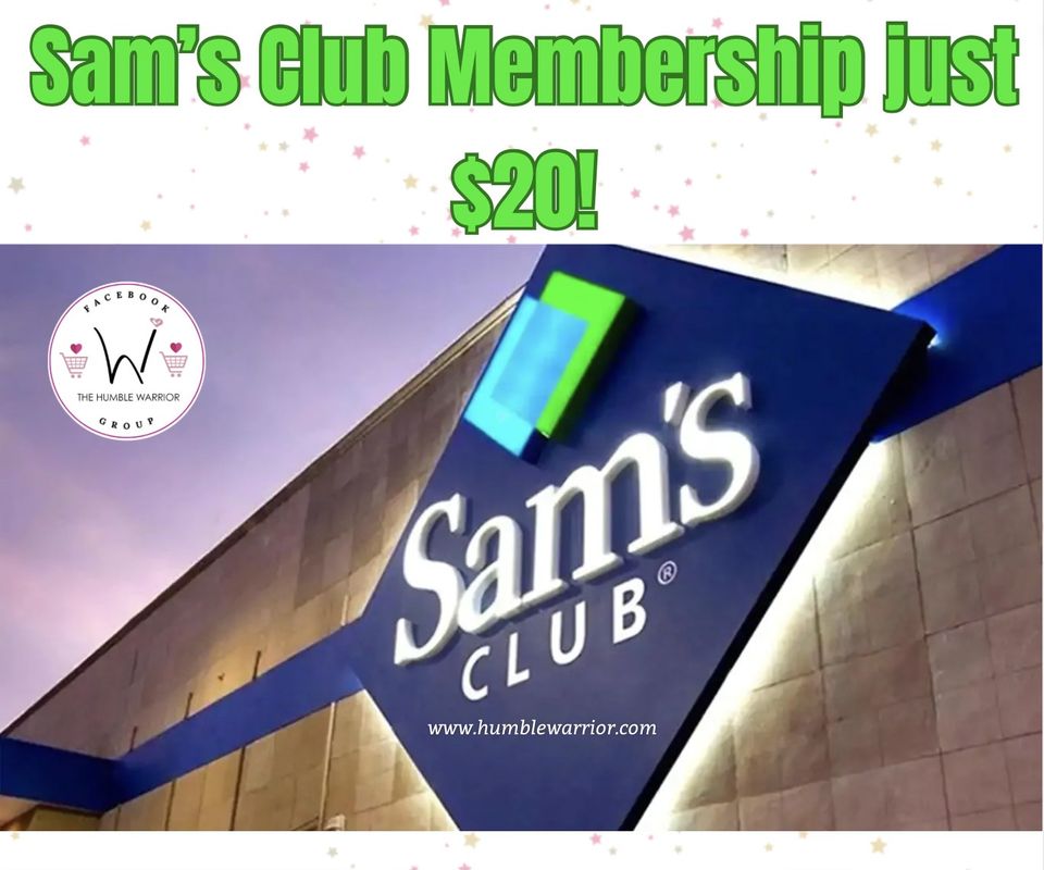 Sam’s Club Membership just !