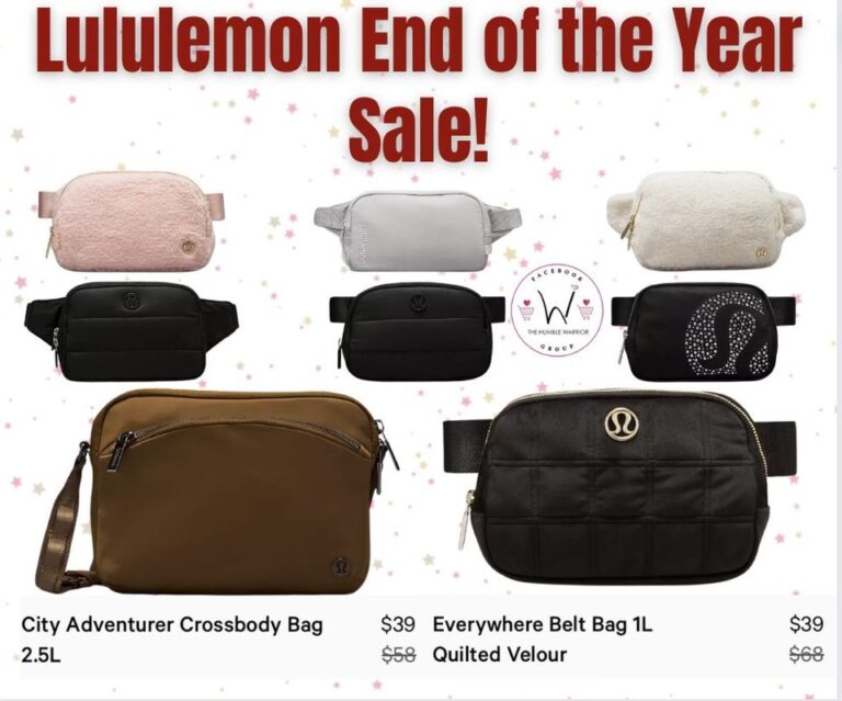 End of Year Lululemon sale starts now!