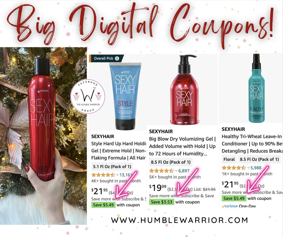 Big savings on Sexy Hair products today!