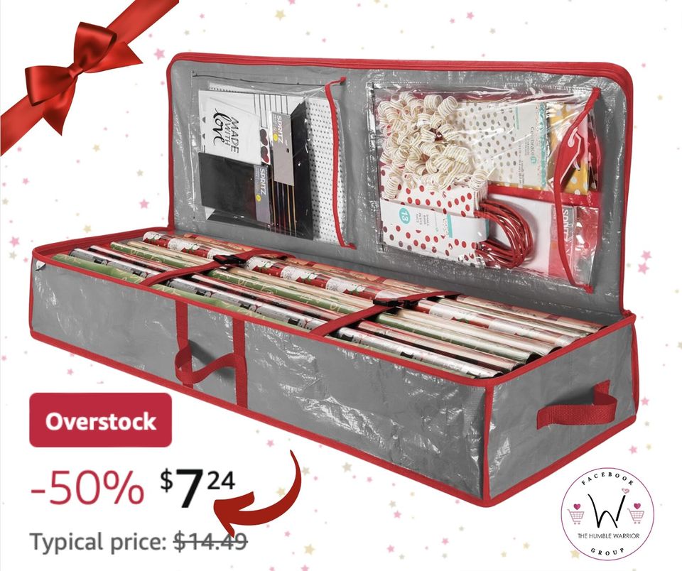 ZOBER Underbed Gift Wrap Organizer