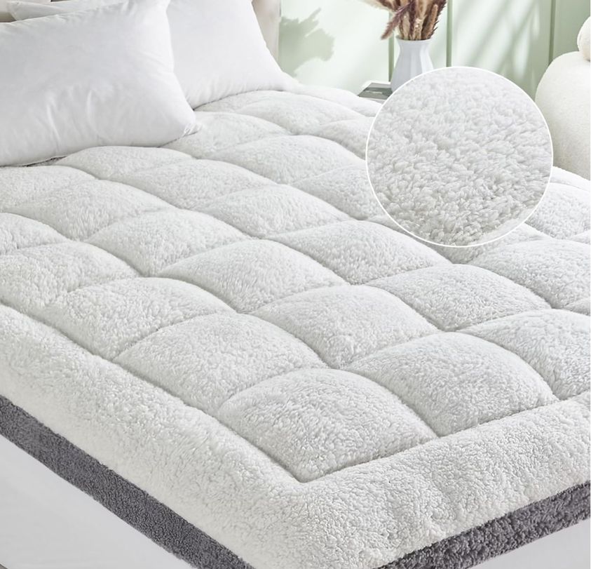 sherpa mattress toppers
