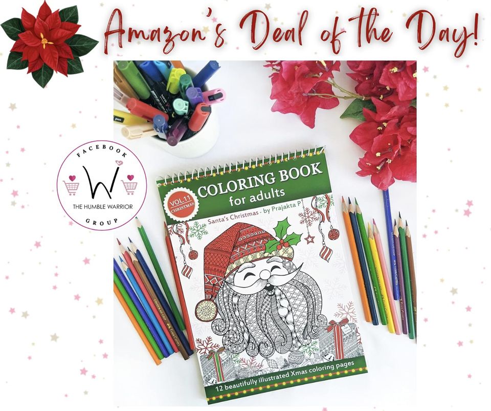 Santa’s Christmas Adult coloring book