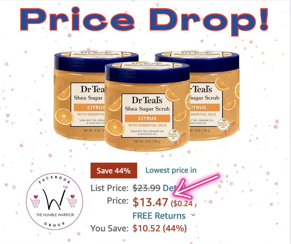 Dr Teal’s Shea Sugar Body Scrub