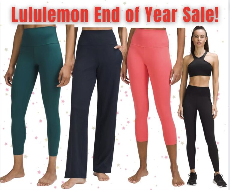 End of Year Lululemon sale starts now!