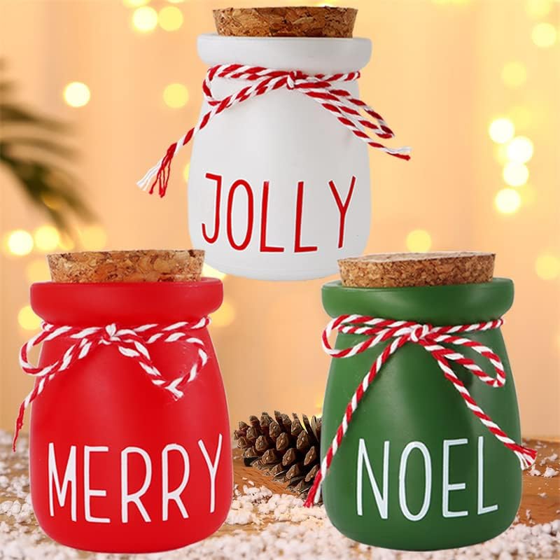 Set of 3 Christmas Mason Jars!