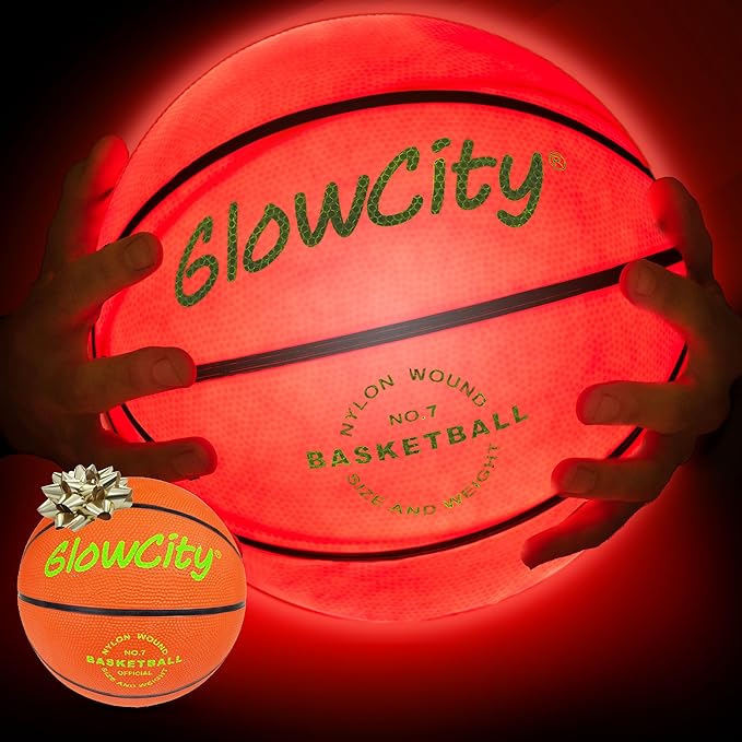 Glow City Glow in The Dark Basketball