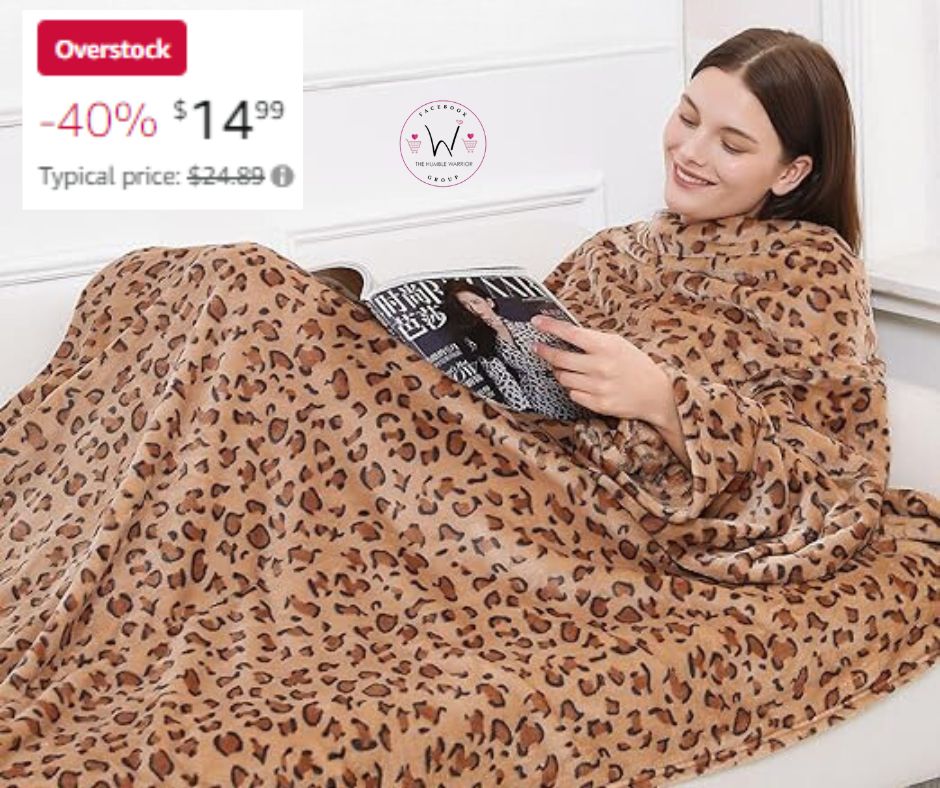 Wearable Fleece Blanket