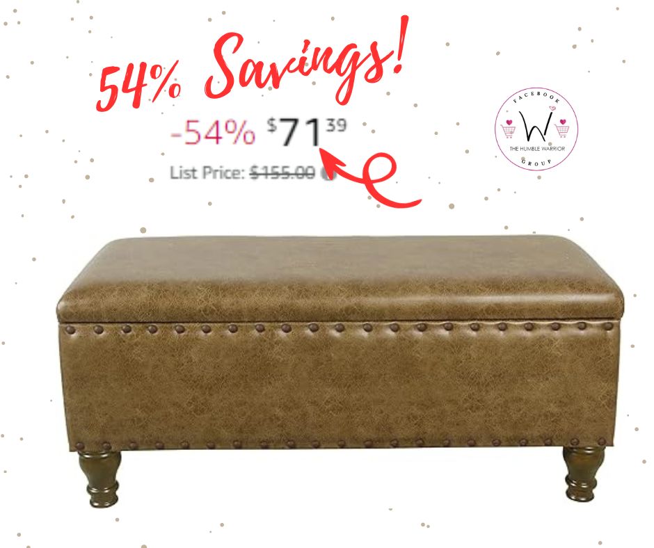 Homepop Home Décor Upholstered Bench