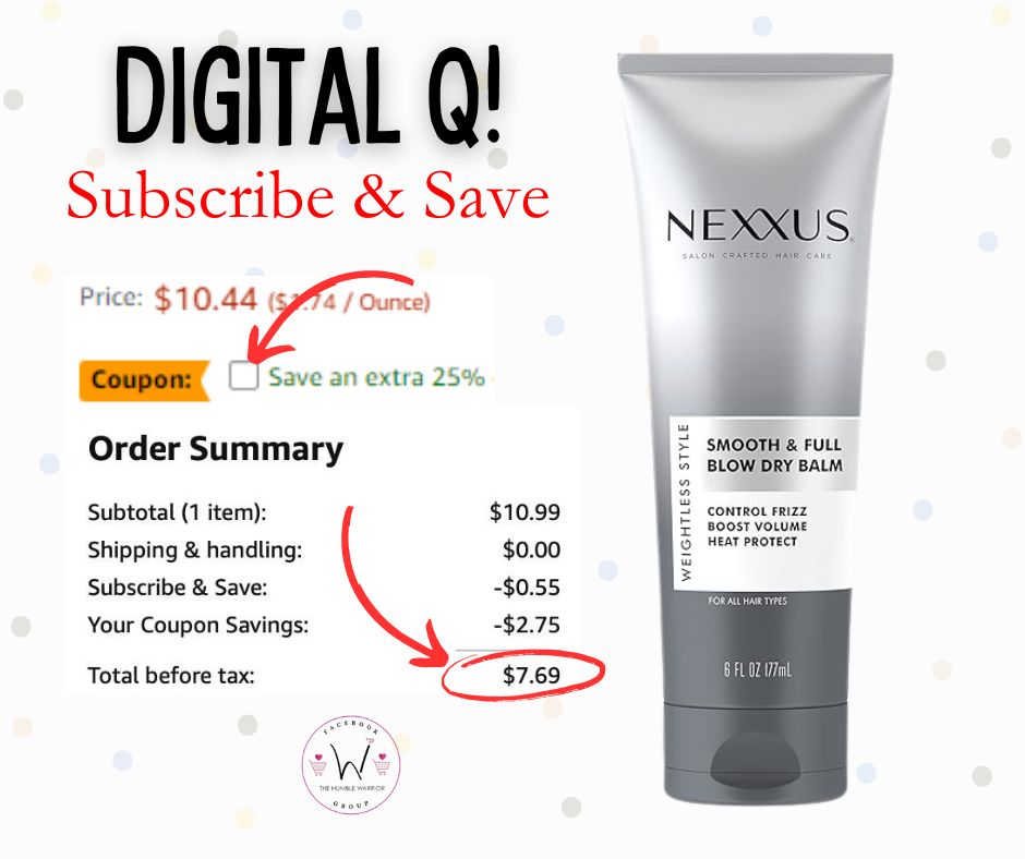 Nexxus Smooth & Full Blow Dry Balm