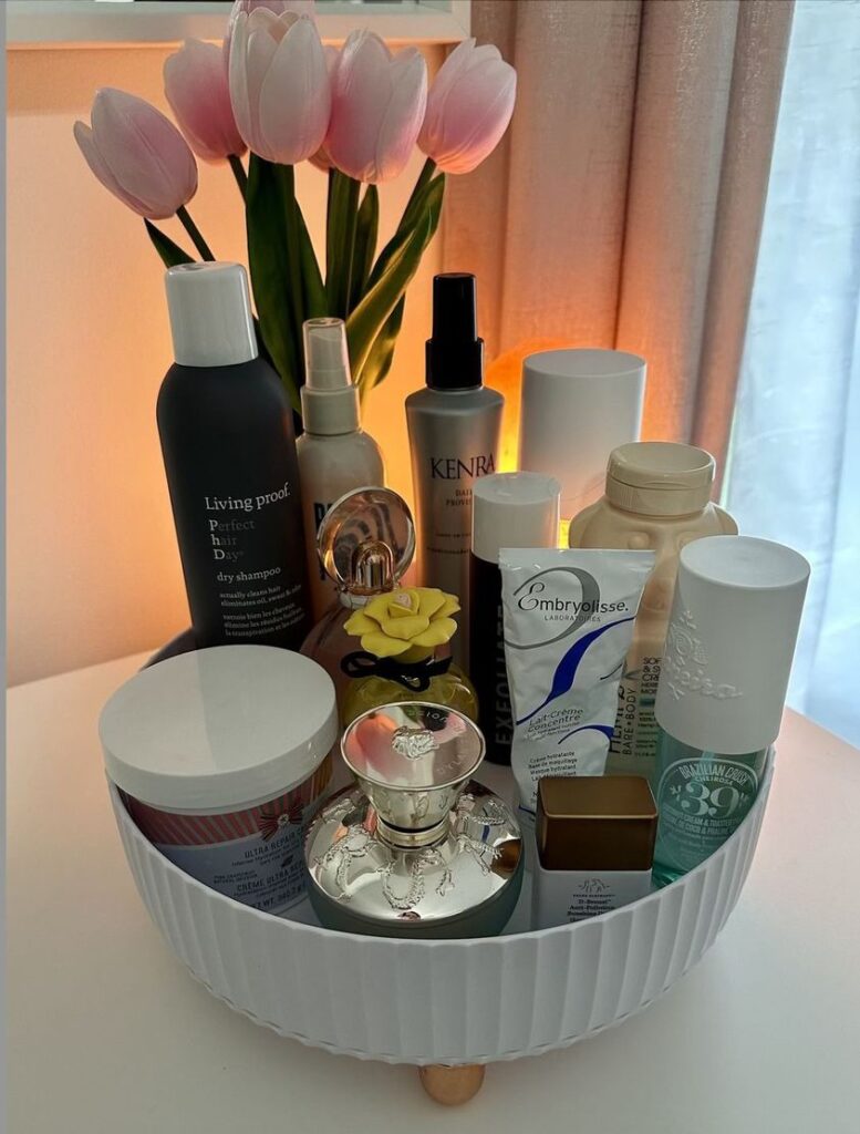 rotating beauty organizer