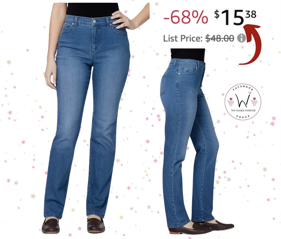 Gloria Vanderbilt Women’s Classic Amanda High Rise Tapered Jean