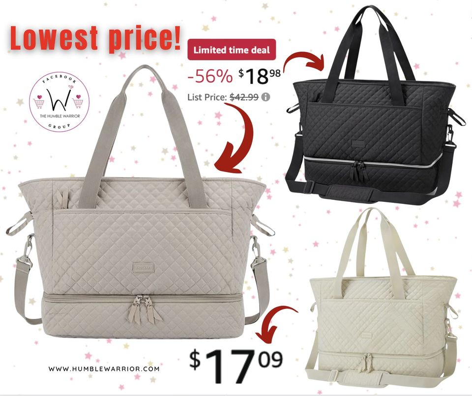 BAGSMART Weekender Overnight Bag