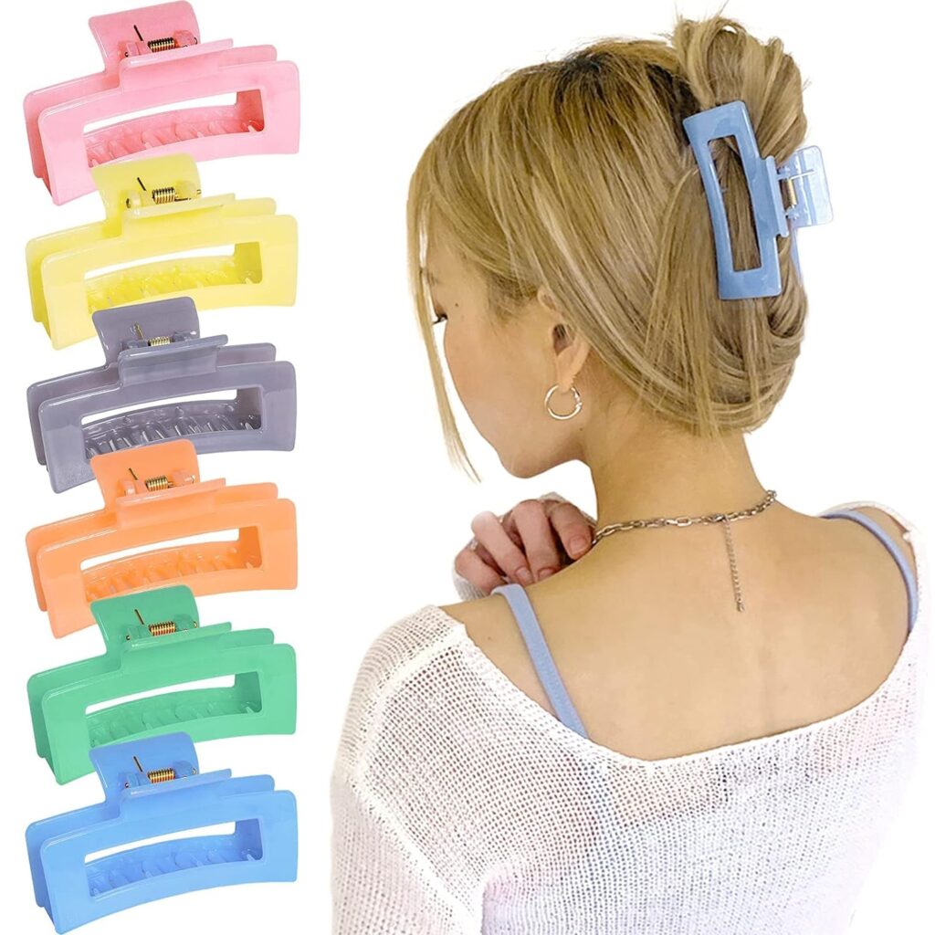 LSLCQW 6-Piece Hair Claw Clips!!