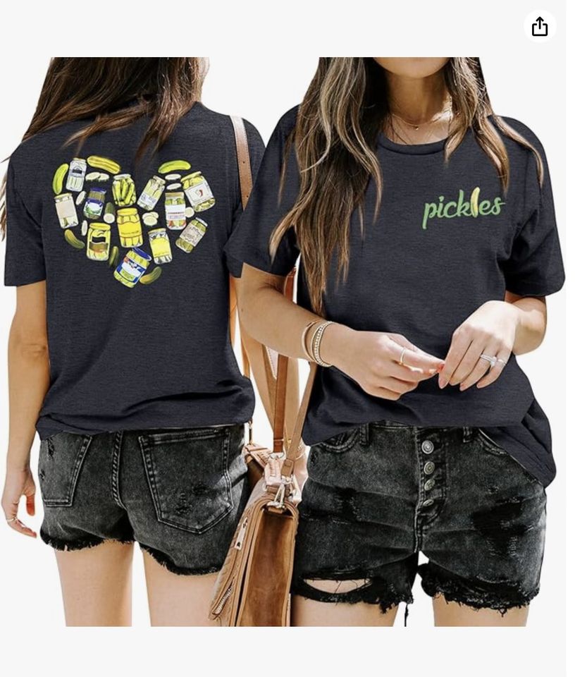 Pickle Shirt Pickles Jar Tops