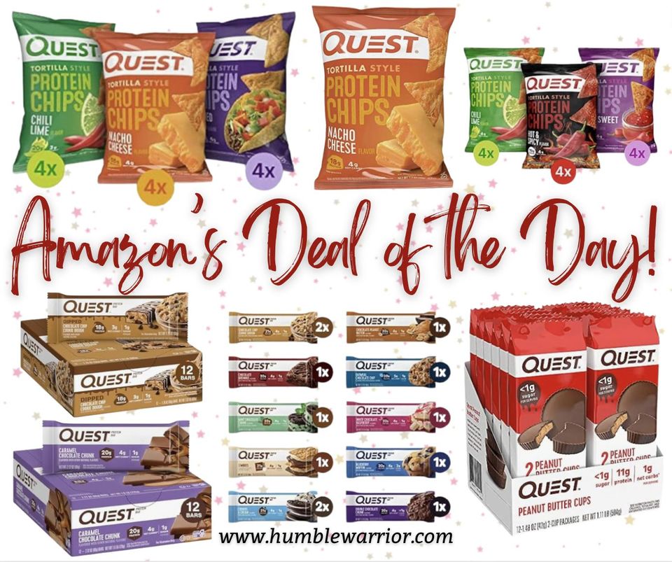 protein bars and chips from Quest Nutrition