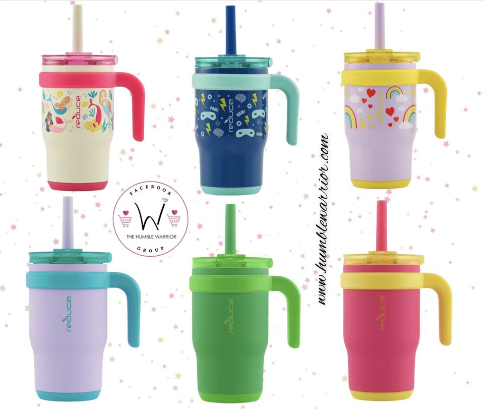 REDUCE 14 oz Coldee Tumbler with Handle for Kids