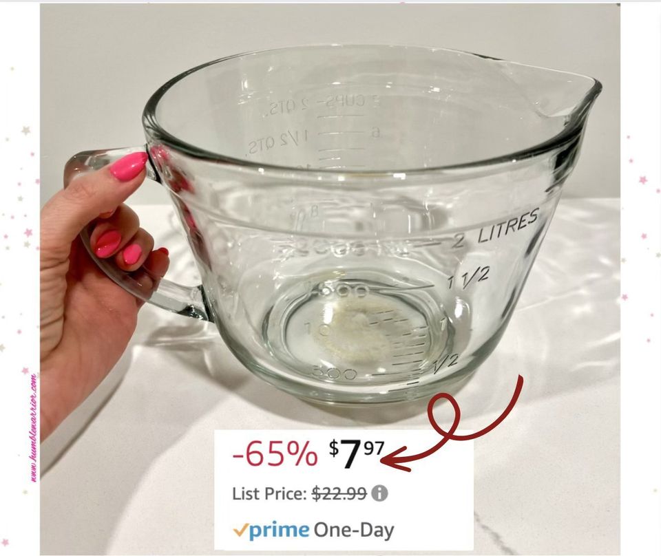 mama jama Anchor Hocking Glass 2-Quart Batter Bowl