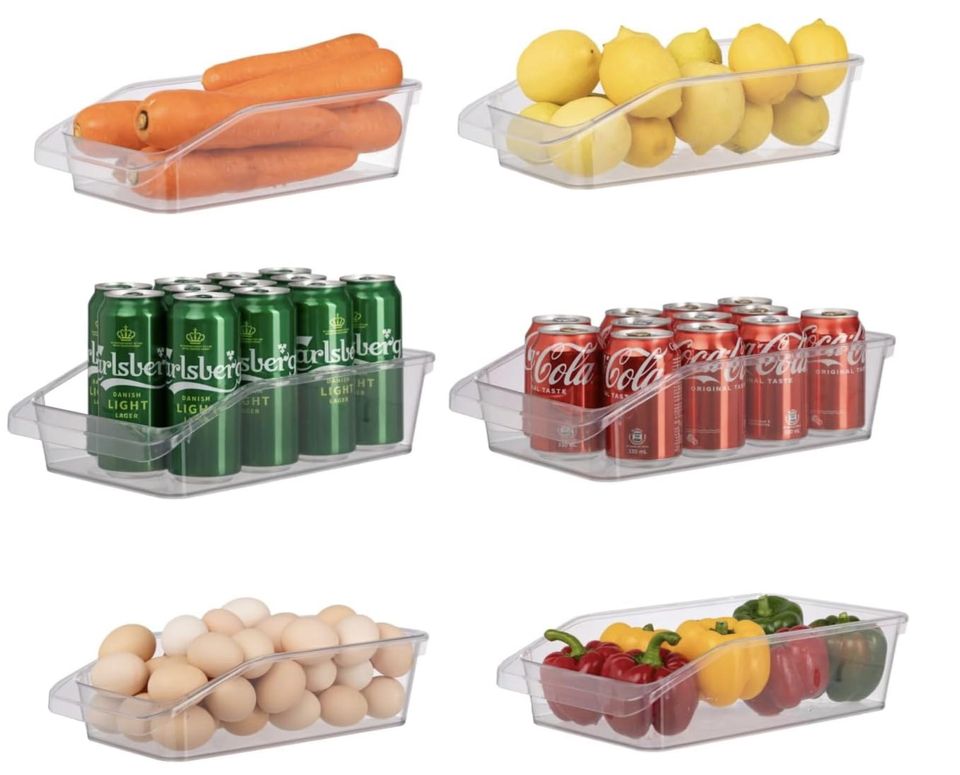 CASALINGO clear pantry and refrigerator organizing set