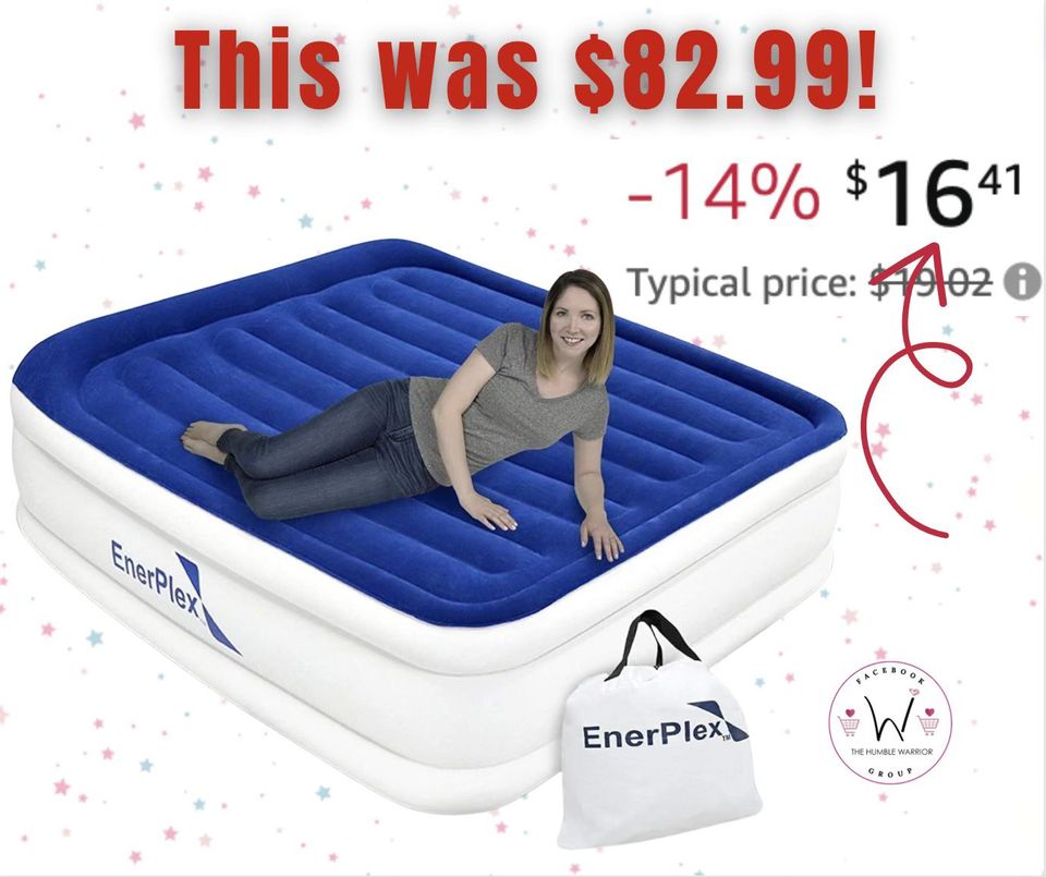 twin size EnerPlex Twin Air Mattress with Built in Pump