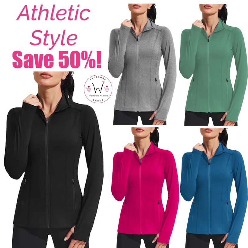 activewear zip-up from PINSPARK