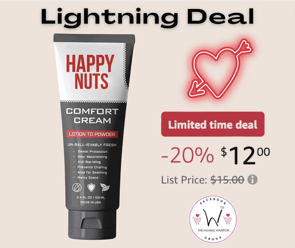 Happy Nuts Comfort Cream Deodorant For Men