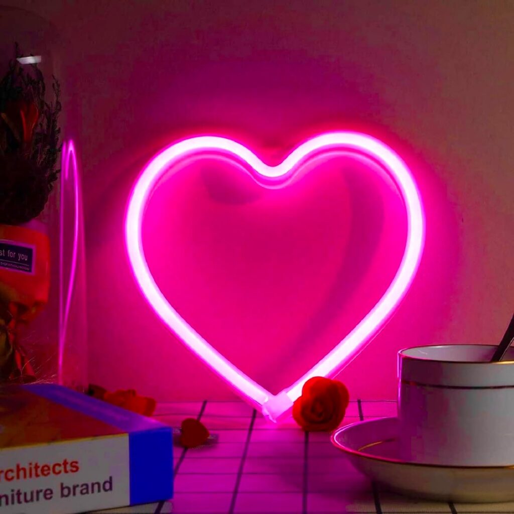 EXF Pink Neon Heart!