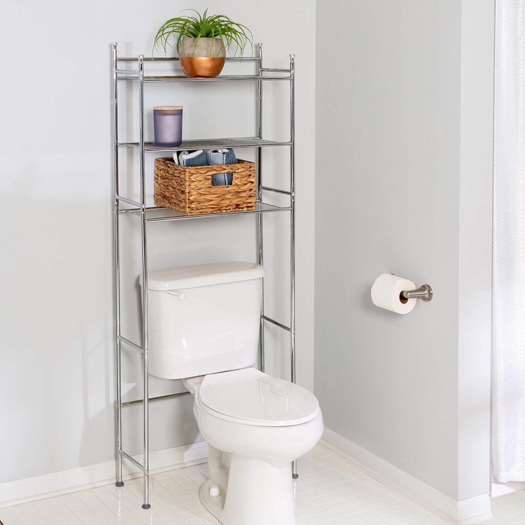 Honey-Can-Do 3-Tier Metal Bathroom Shelf!