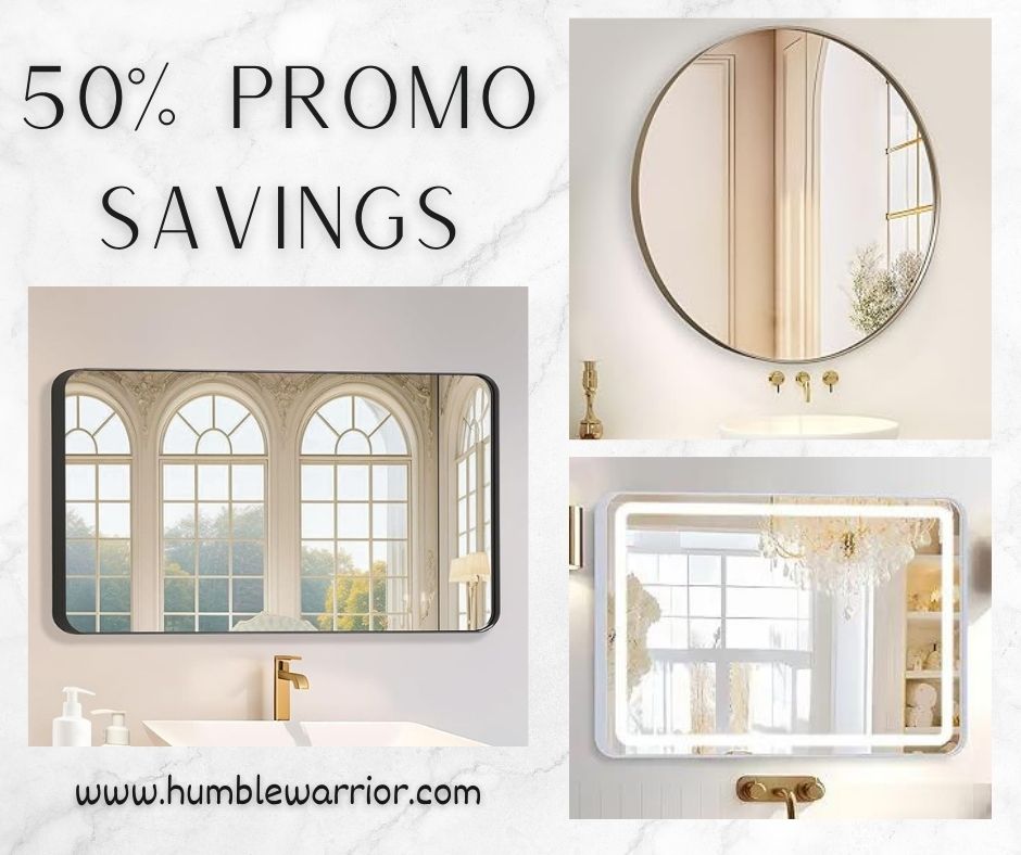 LOWIXI Bathroom Mirrors