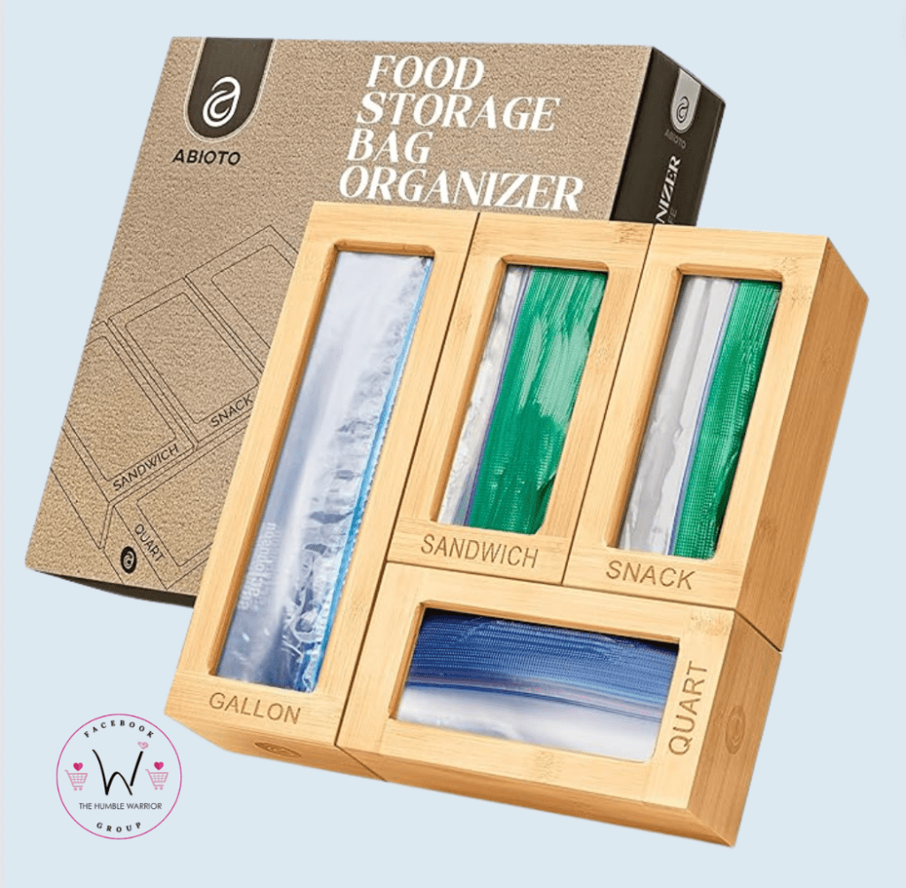 ABIOTO ziplock food storage bag organizer!
