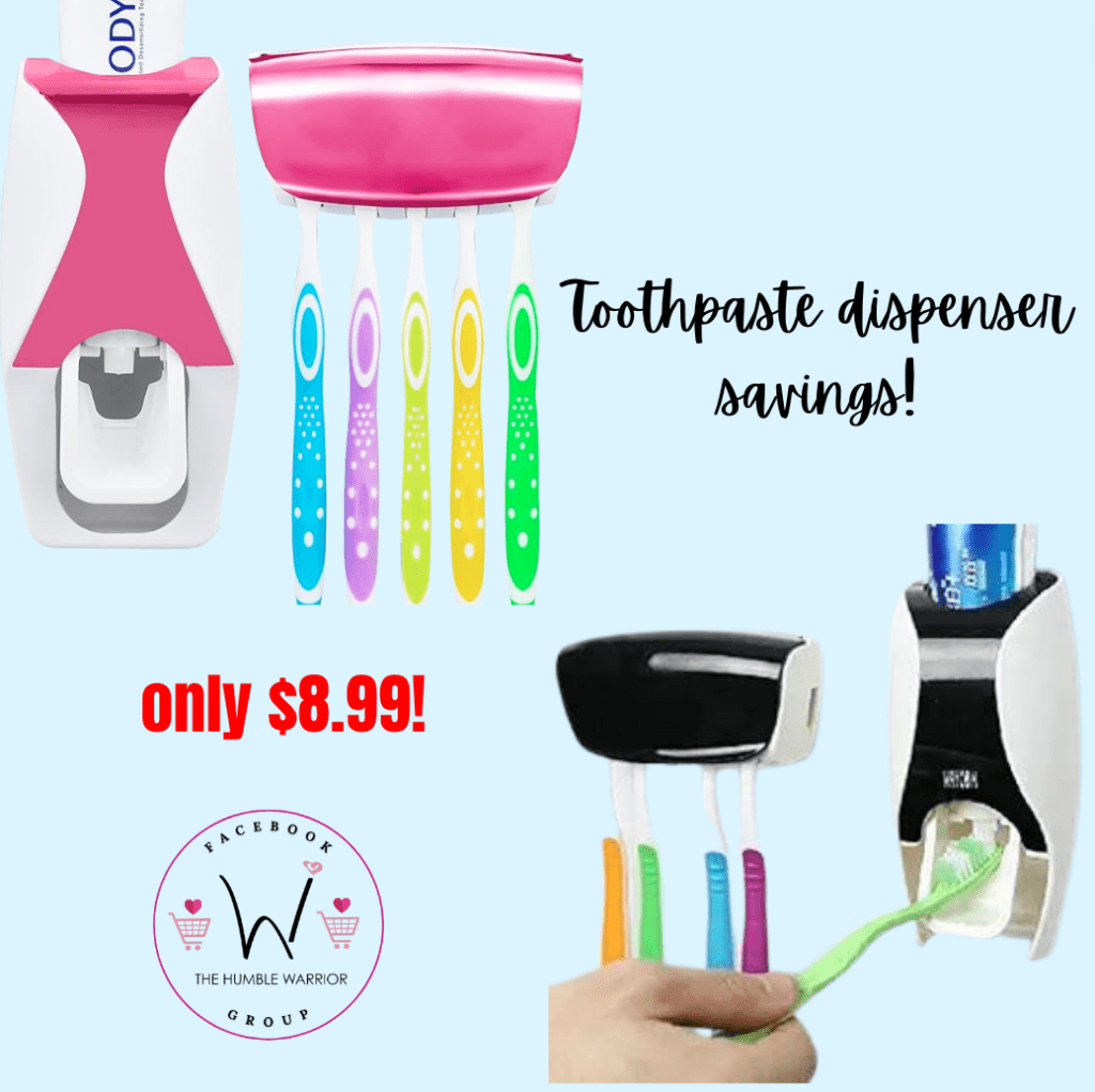 Waycom toothbrush holder and toothpaste dispenser!