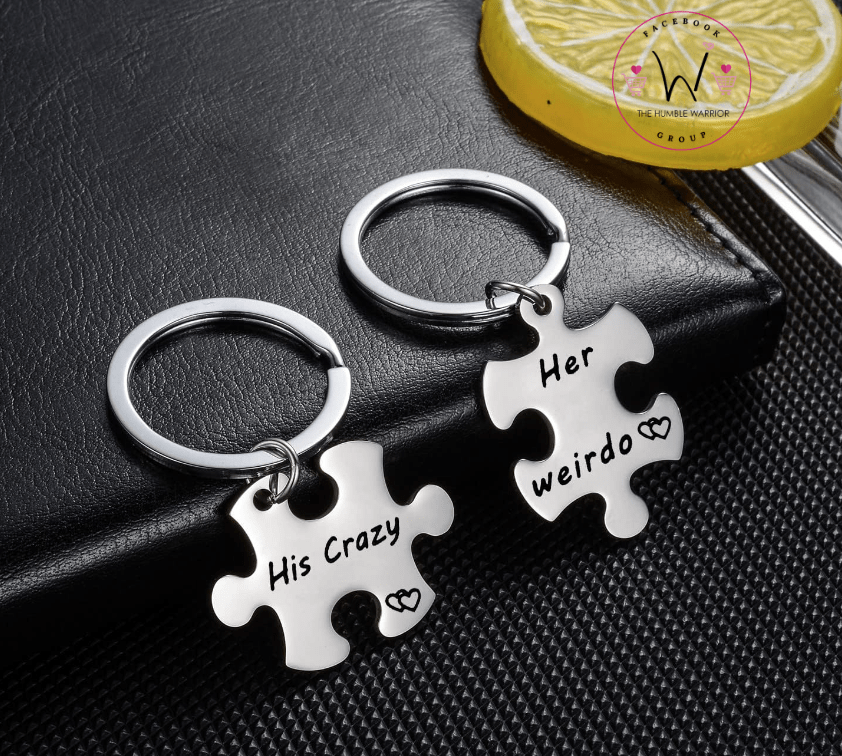The YEEQIN 2PCs Couples Keychains!