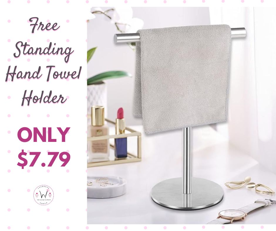 Mutclord T-Shape Free Standing Hand Towel Holder