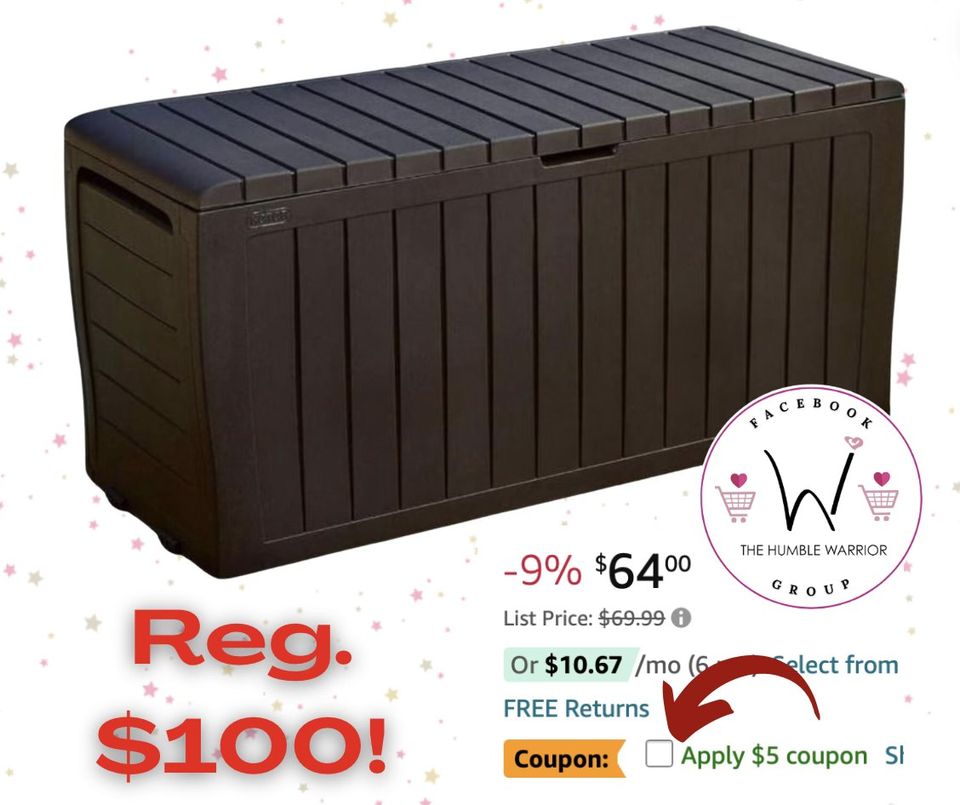 Keter Marvel Plus 71 Gallon Resin Deck Box