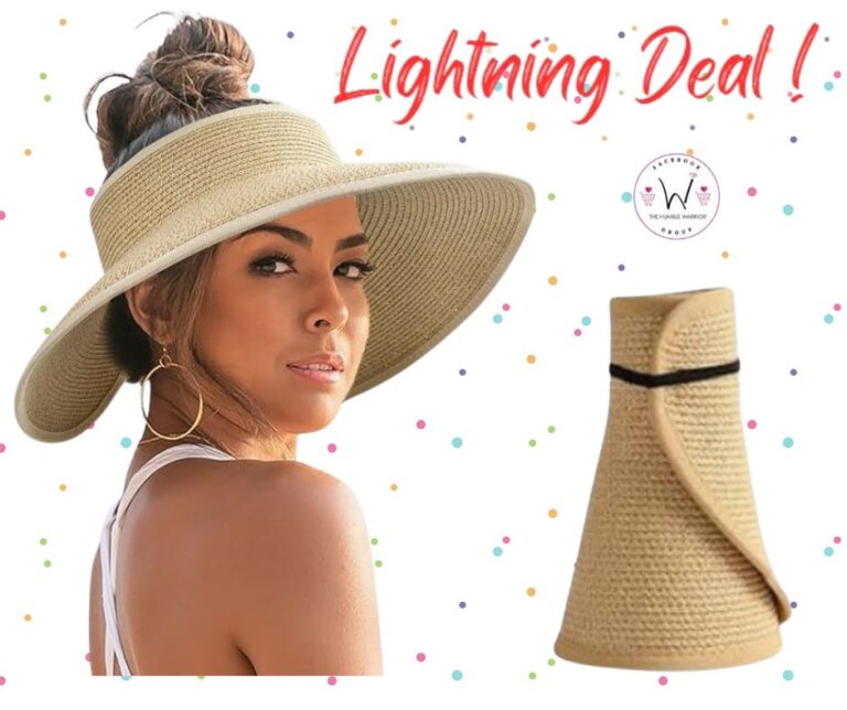 Wide Brim Straw Roll Up Summer Hat!