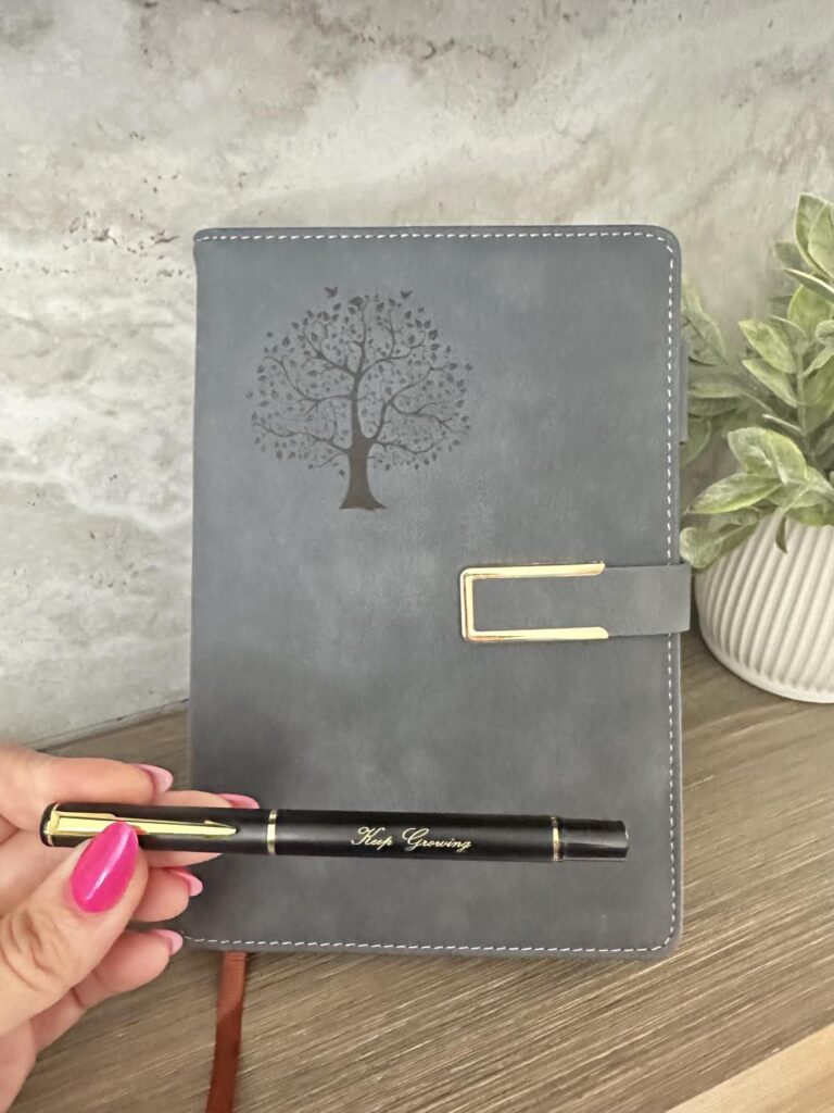 Faux leather tree of life journal!
