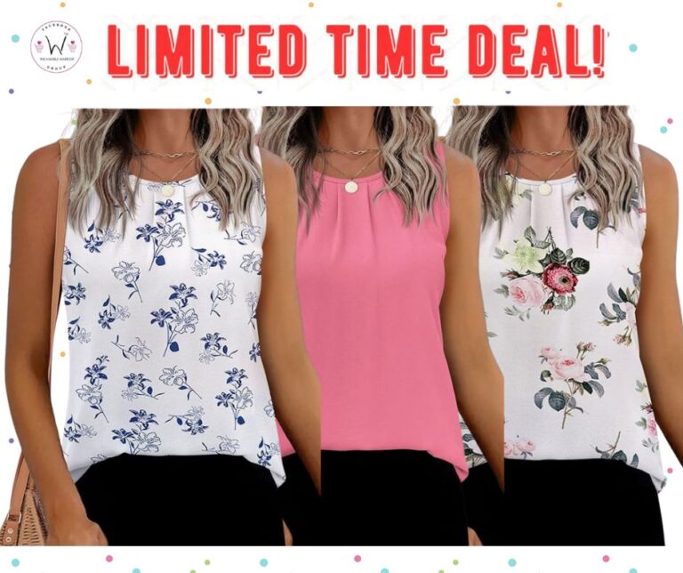 Chiffon Double Layer Tank Top!