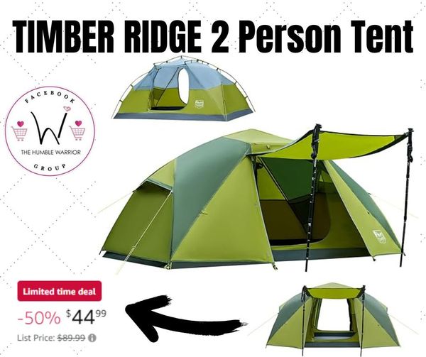 TIMBER RIDGE 2 Person Backpacking Tent