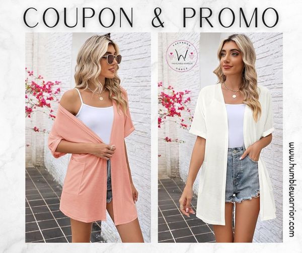 Open Front Lightweight Cardigan