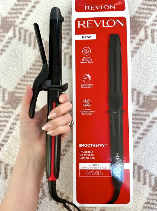 Revlon SmoothStay Coconut Oil-Infused Curling Iron
