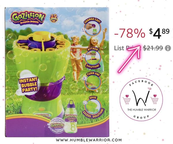 Gazillion Bubbles bubble maker