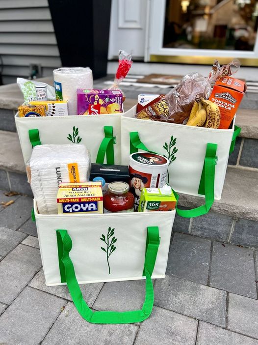 Green Bulldog Reusable Grocery Bags