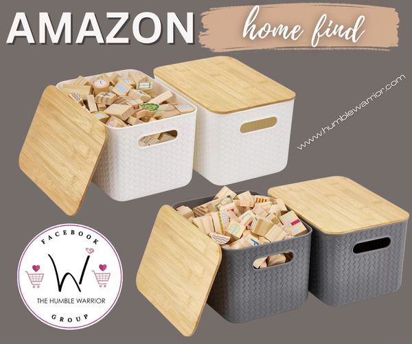 covered bins