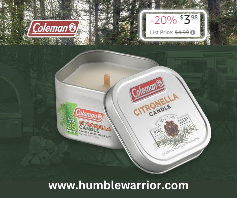 Coleman Pine Scented Citronella Candle