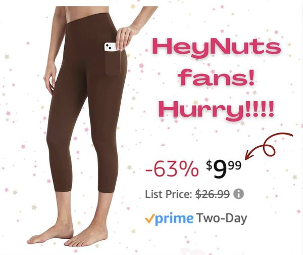 HeyNuts Essential Capri Leggings with Side Pockets